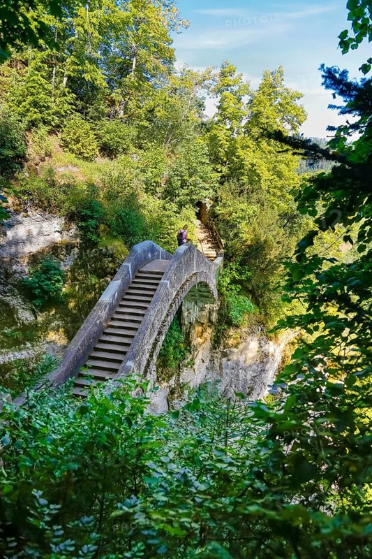 Teufelsbruecke im Fuerstlichen Park Inzigkofen