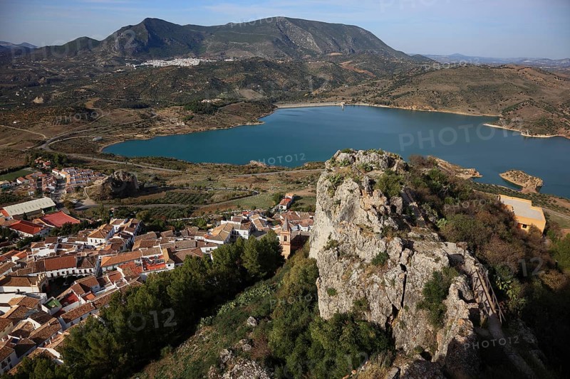 Municipality of Zahara de la Sierra in the province of Cadiz