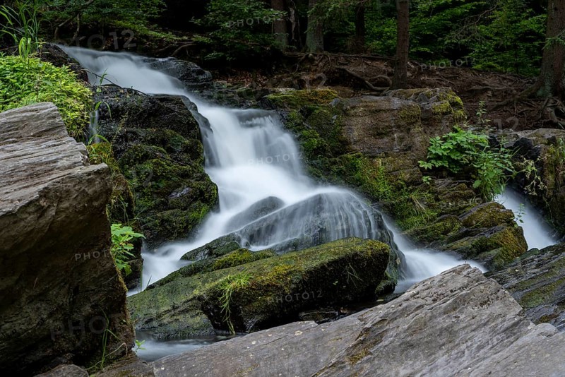 Waterfall of the Selke in the Harz Mountains