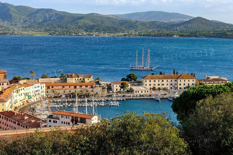 View of the bay of Portoferraio