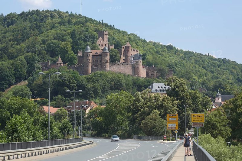 View of castle complex in Wertheim