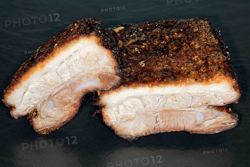 Roasted pork ribs