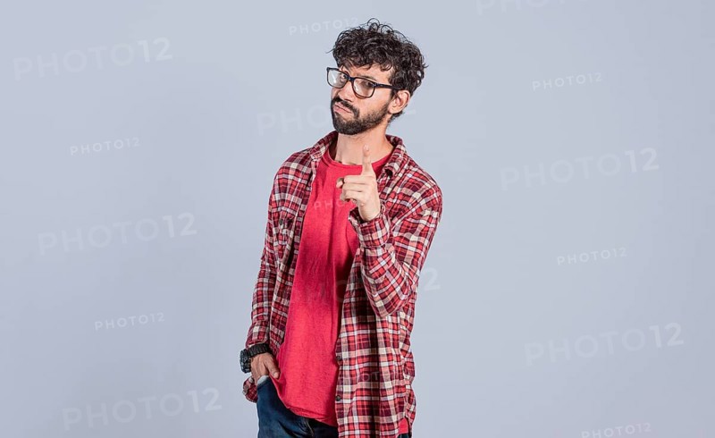 Man pointing at you