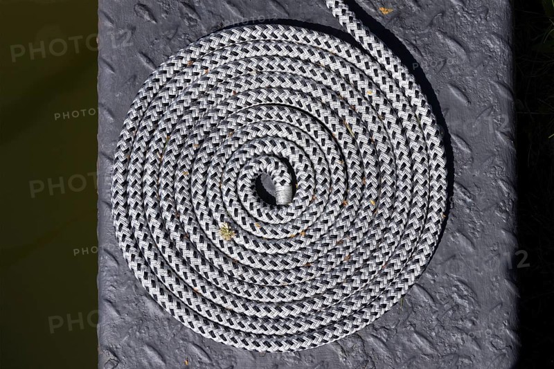 Coiled rope