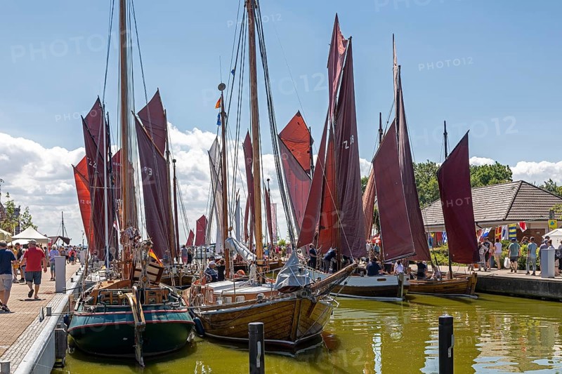 Zeesboote in the harbour
