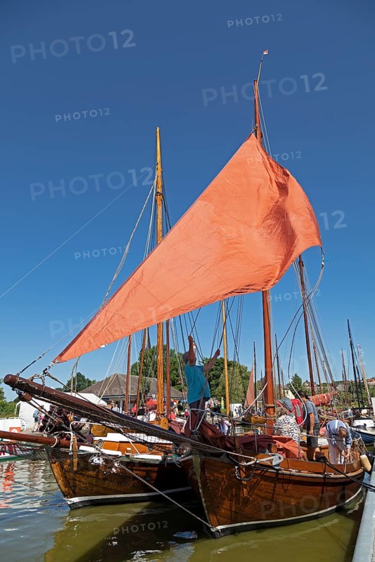 Zeesboote in the harbour