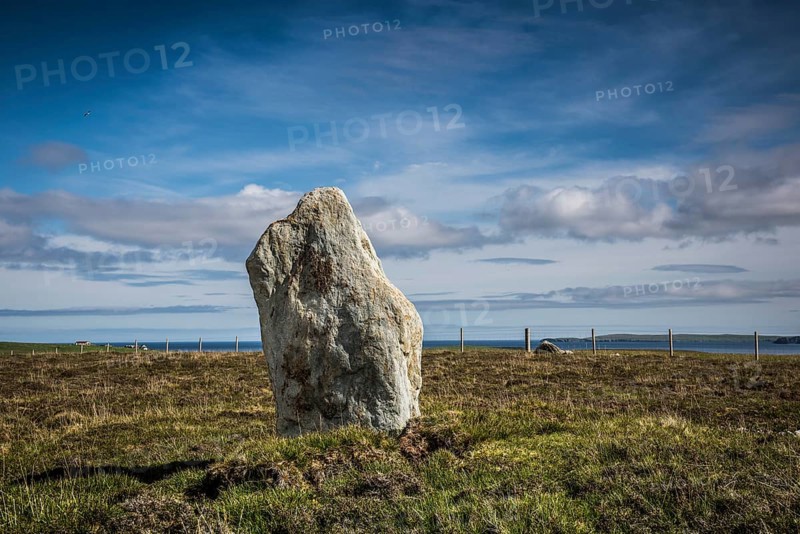 Prehistoric standing stone block