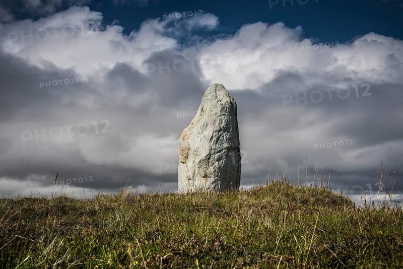 Prehistoric standing stone block