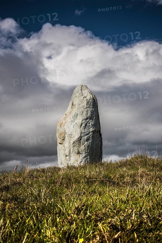 Prehistoric standing stone block
