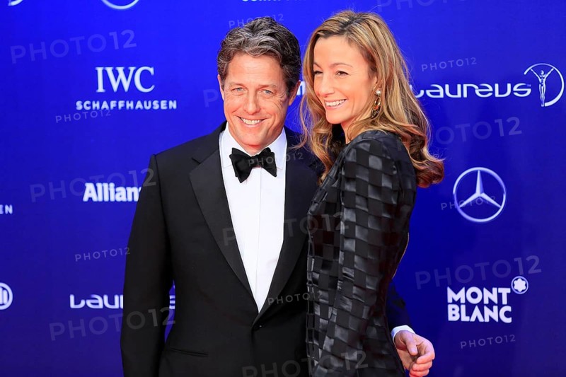 Hugh Grant and Anna Eberstein