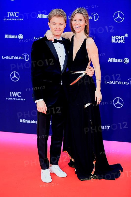 Formula 1 World Champion Nico Rosberg with woman Vivian Sibold