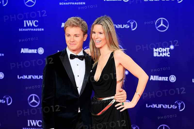 Formula 1 World Champion Nico Rosberg with woman Vivian Sibold
