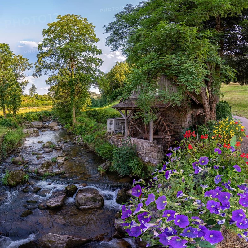 Old mill on the river