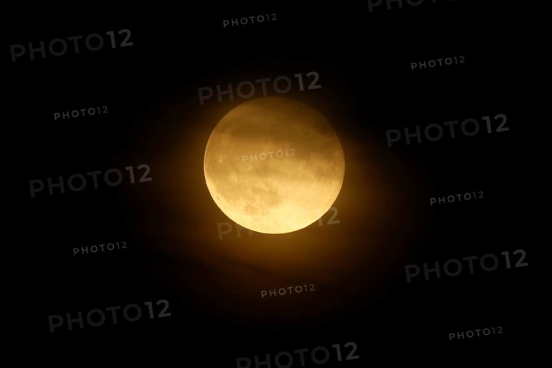 Rising full moon over Speyer