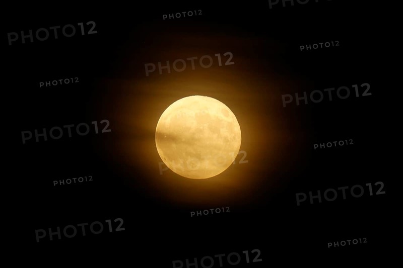 Rising full moon over Speyer