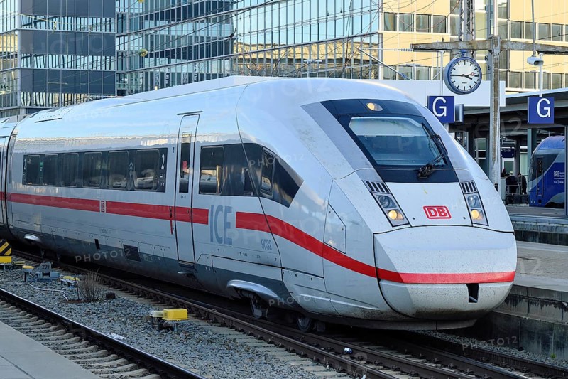 Railcar ICE 4 at the main station