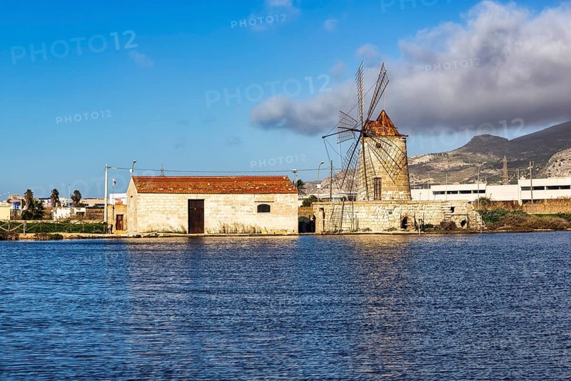 Traditional windmill for salt production