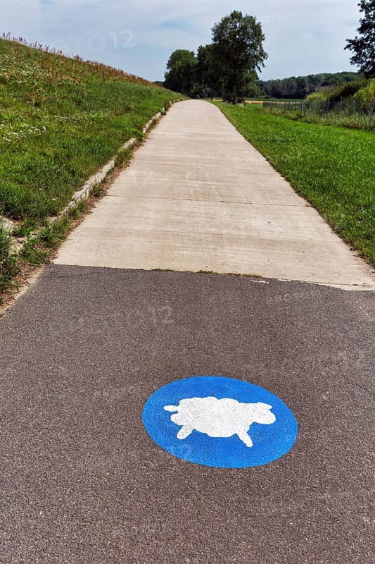 Cycle path on the dyke