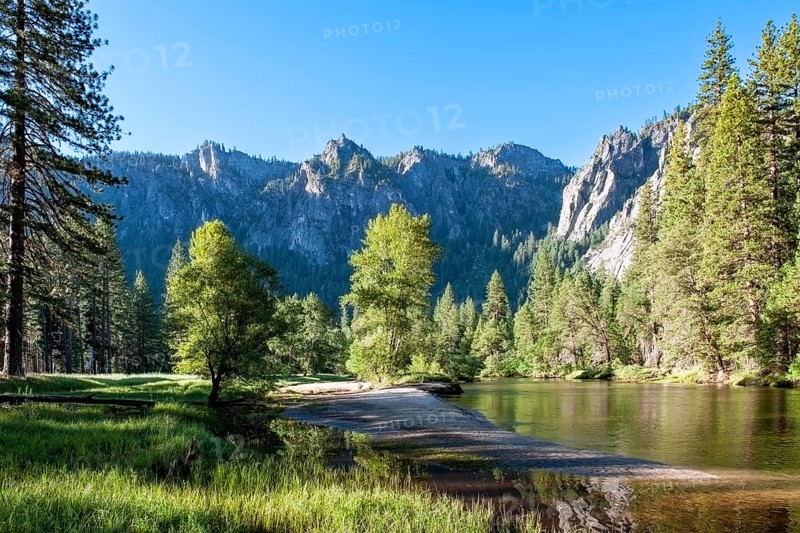 Typical landscape in the morning