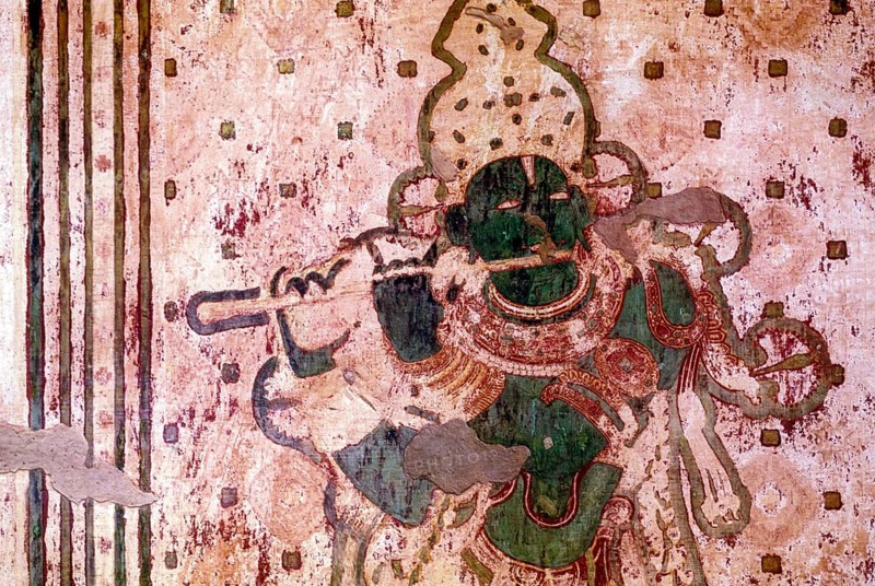 18th Century murals in Krishnapuram palace at Kayamkulam