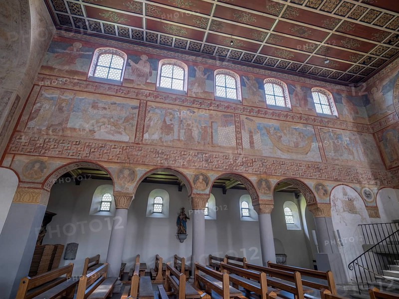 Catholic parish church of St. George in Oberzell on the island of Reichenau