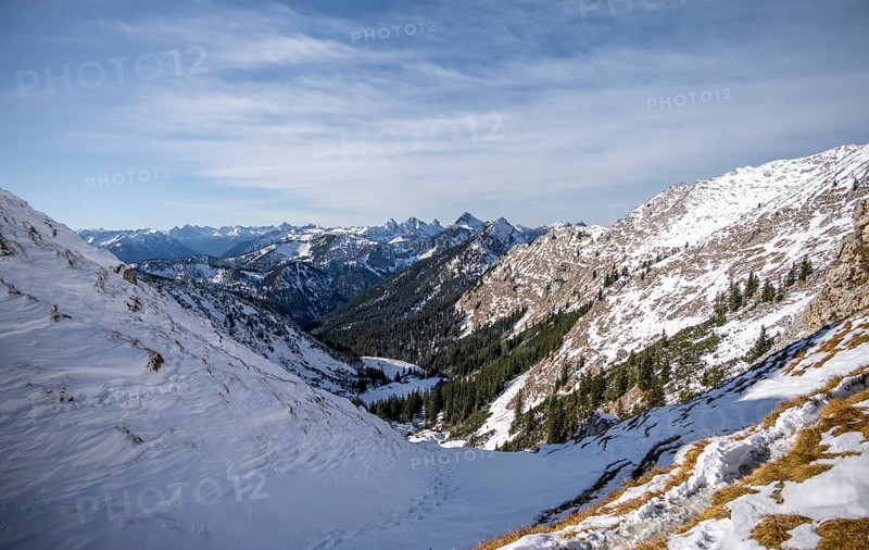 Lonely mountain valley