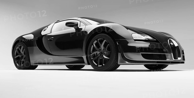 Sports car special model Rembrandt Bugatti from the series Les Legendes de Bugatti. The model