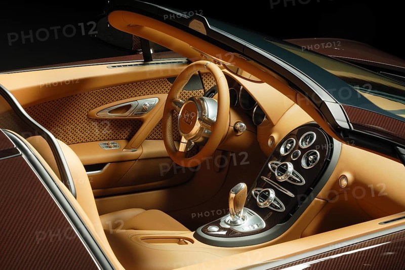 Sports car special model Rembrandt Bugatti from the series Les Legendes de Bugatti. The model