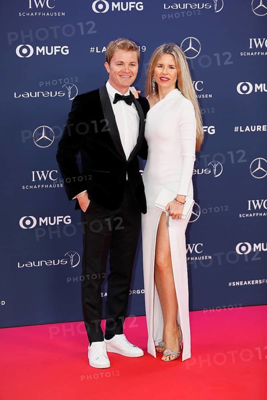Nico Rosberg with woman Vivian Sibold