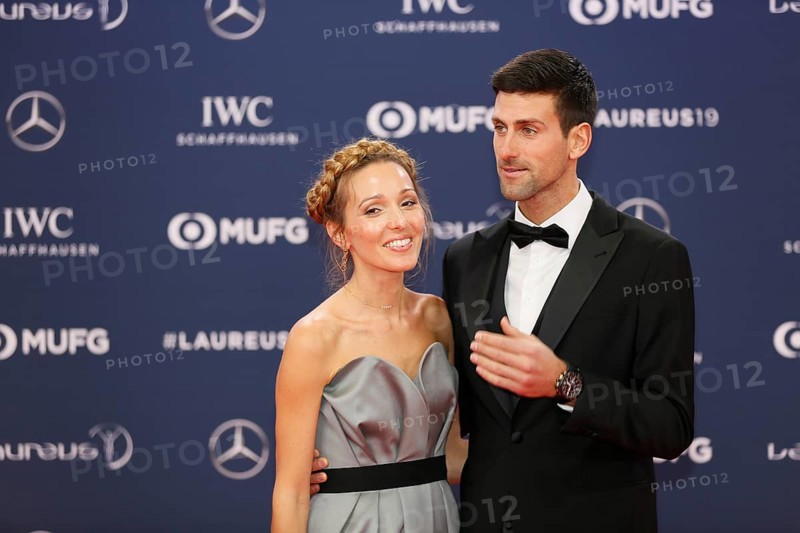 Novak and Jelena Djokovic