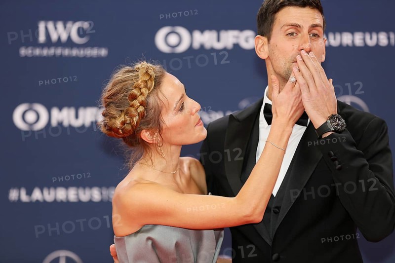 Novak and Jelena Djokovic