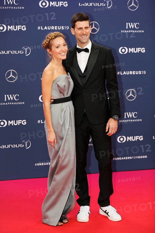 Novak and Jelena Djokovic