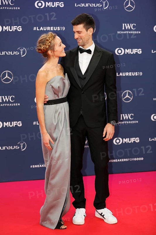 Novak and Jelena Djokovic