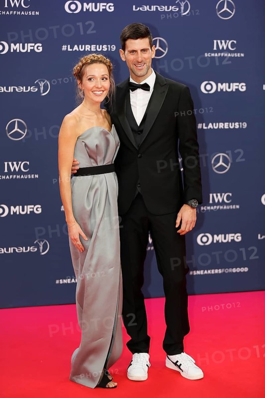 Novak and Jelena Djokovic