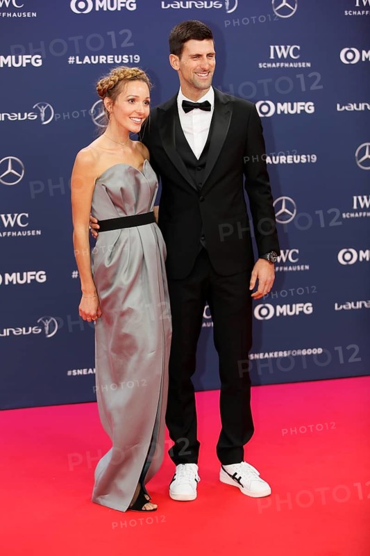 Novak and Jelena Djokovic