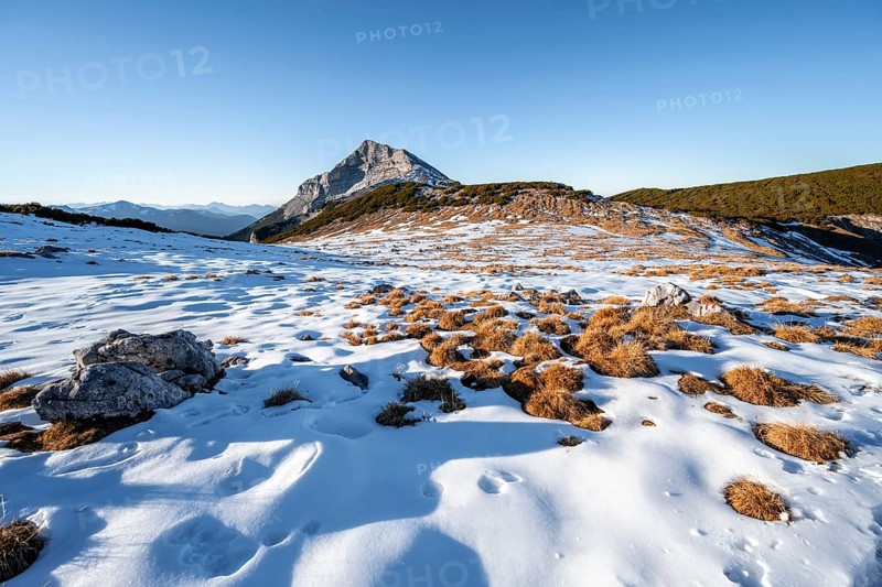 Plateau with first snow