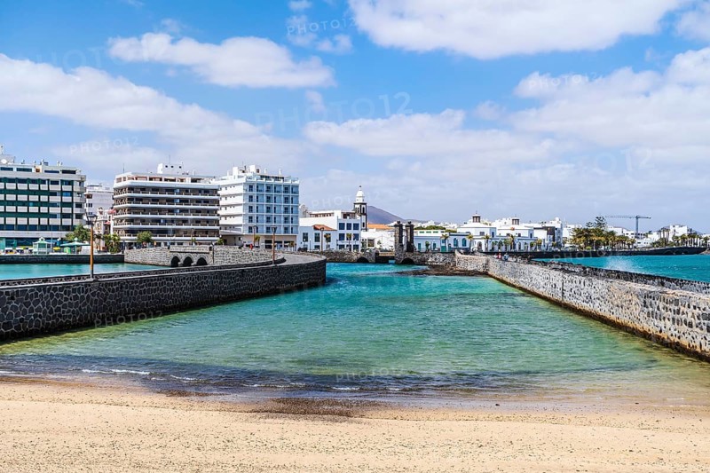 Arrecife cityscape seen from San Gabriel castle