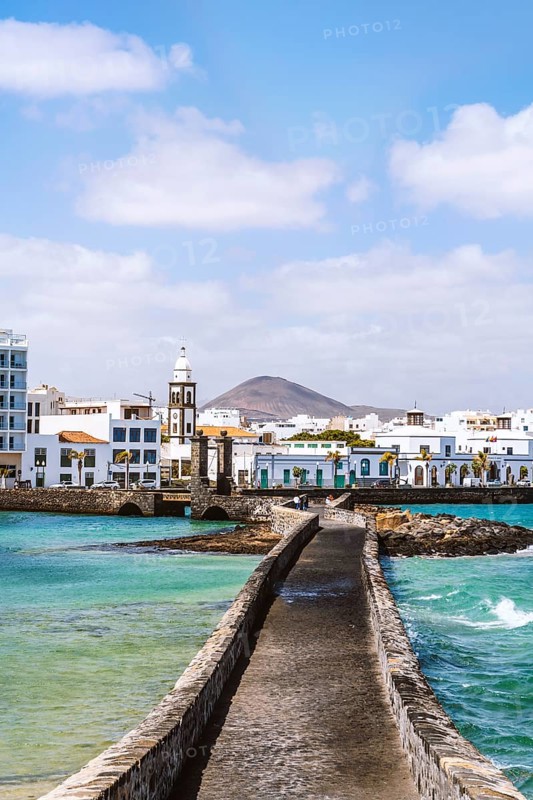 Arrecife cityscape seen from San Gabriel castle