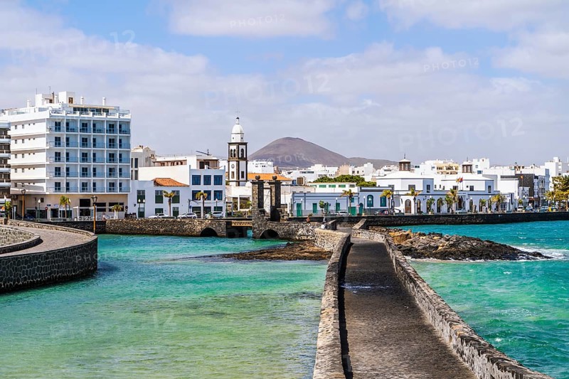 Arrecife cityscape seen from San Gabriel castle