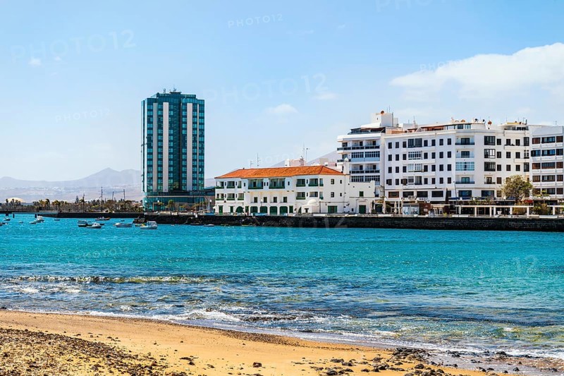 Arrecife cityscape seen from San Gabriel castle