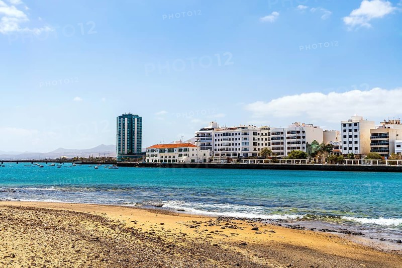 Arrecife cityscape seen from San Gabriel castle
