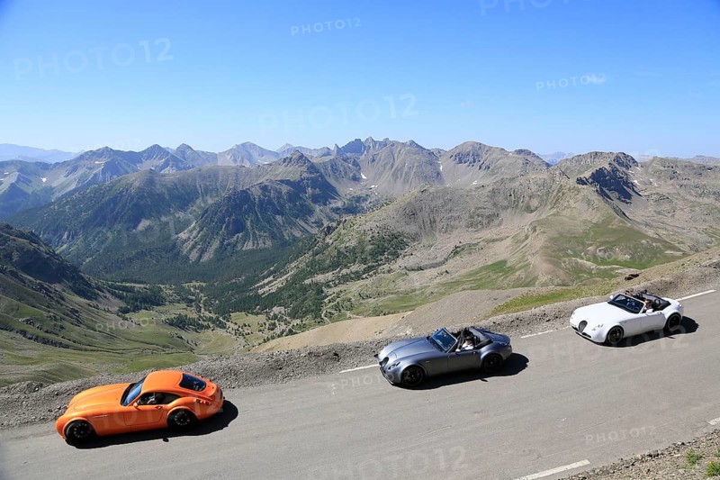 Mountain pass Col de la Bonette