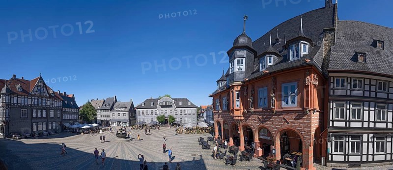 Market square with market fountain