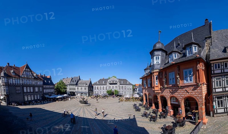 Market square with market fountain