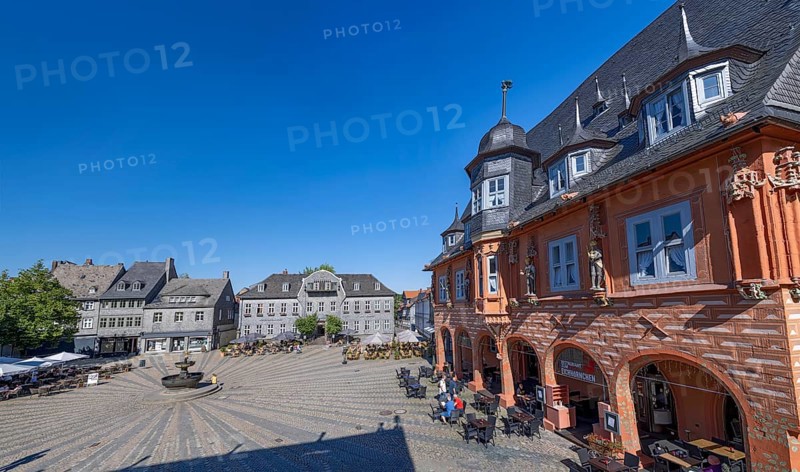 Market square with market fountain