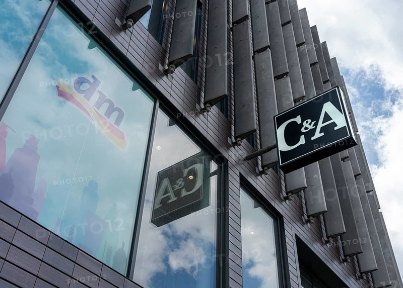 Sign and logo C&A