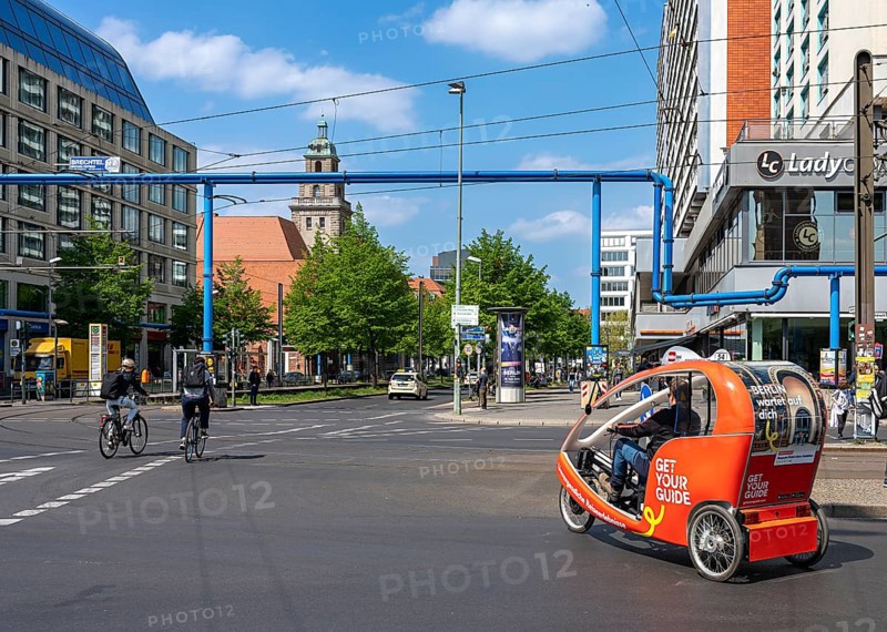 Road traffic in Berlin