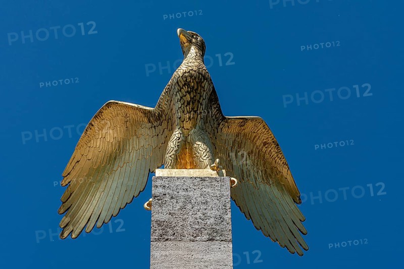 Golden Eagle in front of the House of German Sports