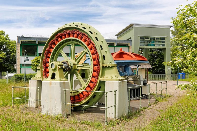 Old hydroelectric power plant power station