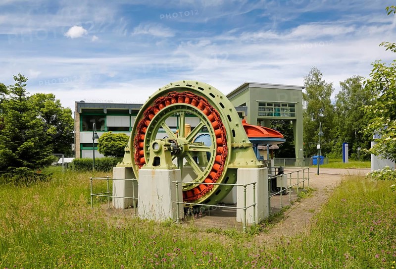 Old hydroelectric power plant power station